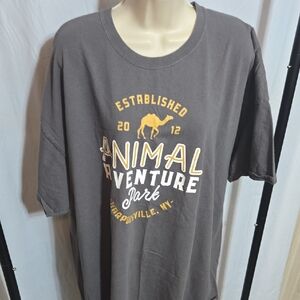 Animal Adventure Park Gray Graphic T-Shirt